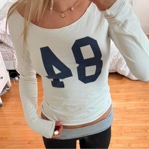 Brandy Melville Bonnie jersey number top